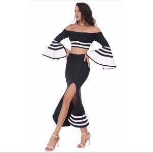 NWOT Two Piece Bandage Dress